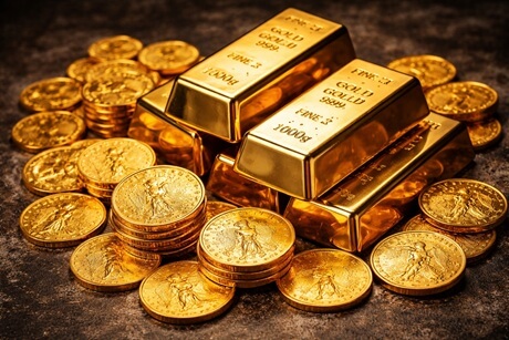 pièces lingots d'or